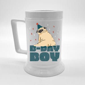 Birthday Boy Pug Beer Stein