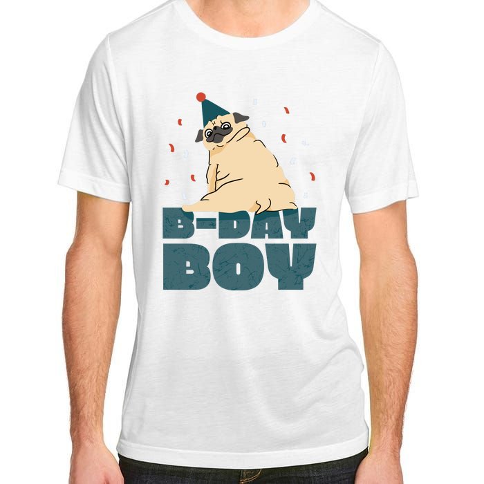 Birthday Boy Pug Adult ChromaSoft Performance T-Shirt