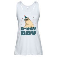 Birthday Boy Pug Ladies Essential Flowy Tank