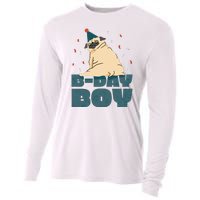 Birthday Boy Pug Cooling Performance Long Sleeve Crew