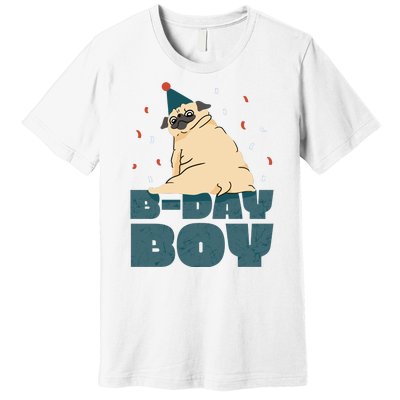 Birthday Boy Pug Premium T-Shirt