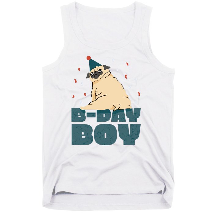 Birthday Boy Pug Tank Top