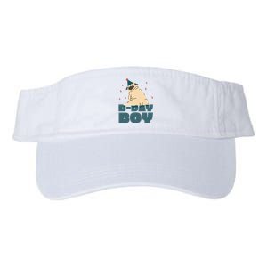 Birthday Boy Pug Valucap Bio-Washed Visor