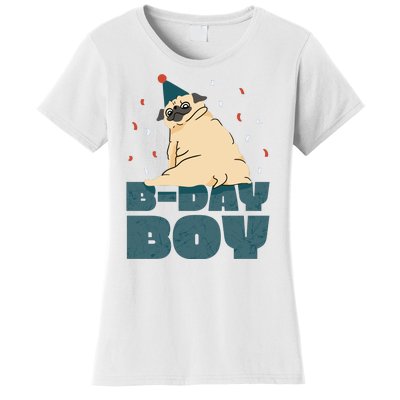 Birthday Boy Pug Women's T-Shirt