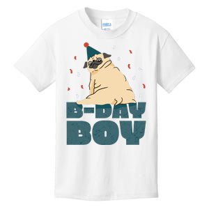 Birthday Boy Pug Kids T-Shirt