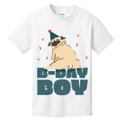 Birthday Boy Pug Kids T-Shirt