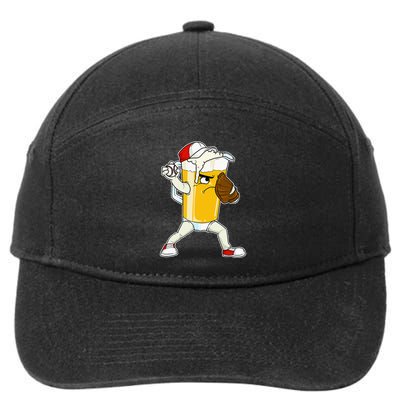 Beer Baseball Pitcher Pub 7-Panel Snapback Hat