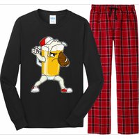 Beer Baseball Pitcher Pub Long Sleeve Pajama Set