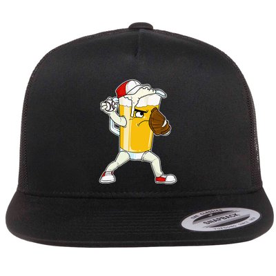 Beer Baseball Pitcher Pub Flatbill Hat