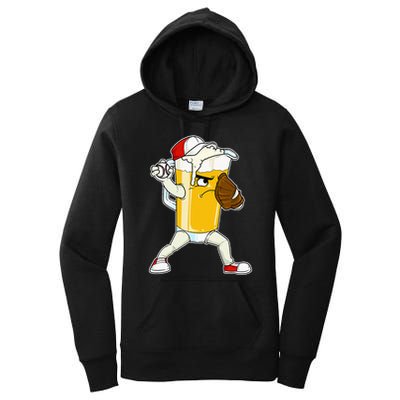 Beer Baseball Pitcher Pub Women's Pullover Hoodie