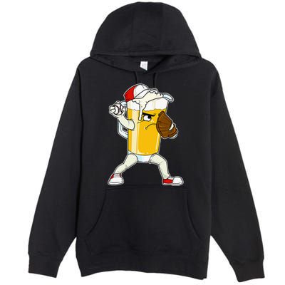 Beer Baseball Pitcher Pub Premium Pullover Hoodie