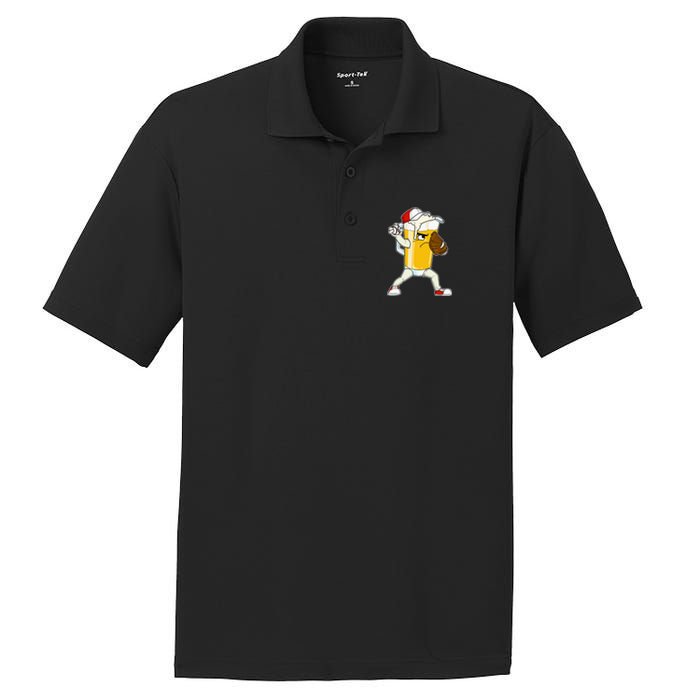 Beer Baseball Pitcher Pub PosiCharge RacerMesh Polo