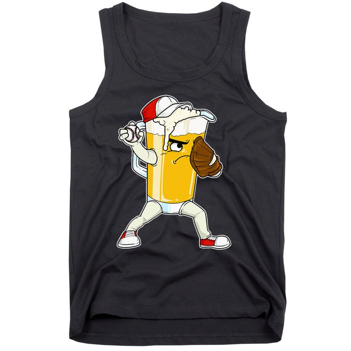 Beer Baseball Pitcher Pub Tank Top