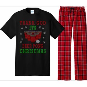 Beerpong Beer Pong Christmas Ing Game Gift Pajama Set