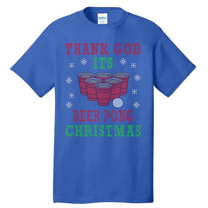 Beerpong Beer Pong Christmas Ing Game Gift Tall T-Shirt