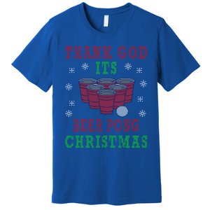 Beerpong Beer Pong Christmas Ing Game Gift Premium T-Shirt