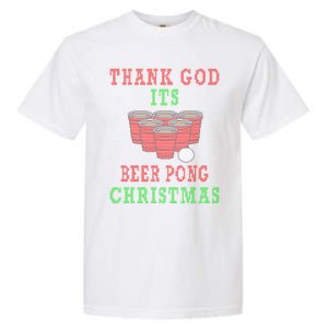 Beerpong Beer Pong Christmas Ing Game Gift Garment-Dyed Heavyweight T-Shirt