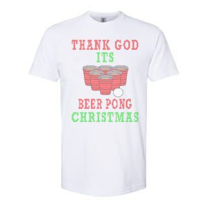 Beerpong Beer Pong Christmas Ing Game Gift Softstyle CVC T-Shirt