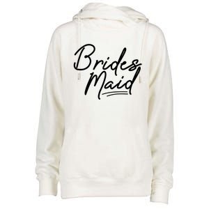 Bridesmaid Bachelorette Party Meaningful Gift Womens Funnel Neck Pullover Hood