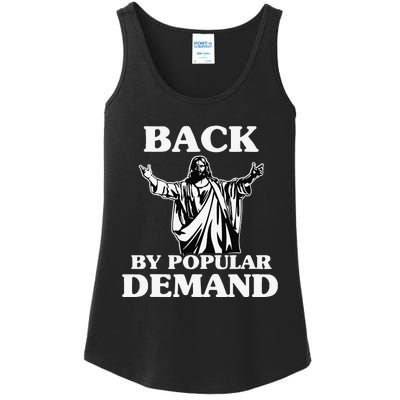 Back By Popular Demand Easter With Jesus Ladies Essential Tank