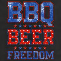BBQ Beer Freedom 11oz C Handle Ceramic Mug