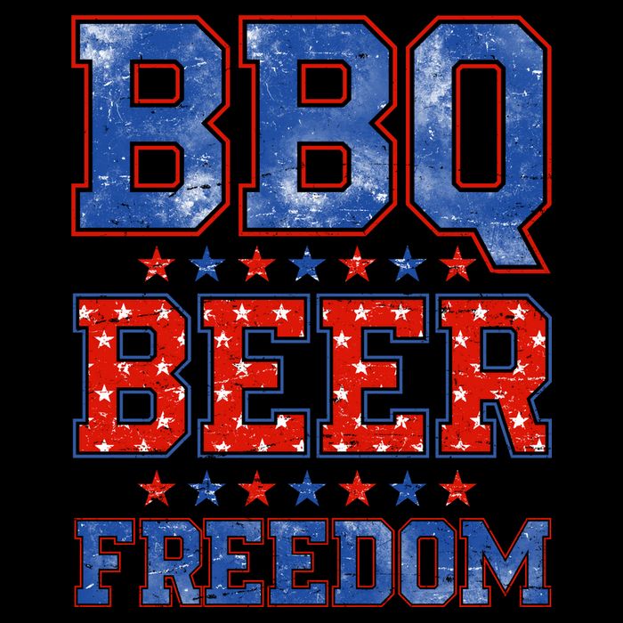 BBQ Beer Freedom Flatbill Hat