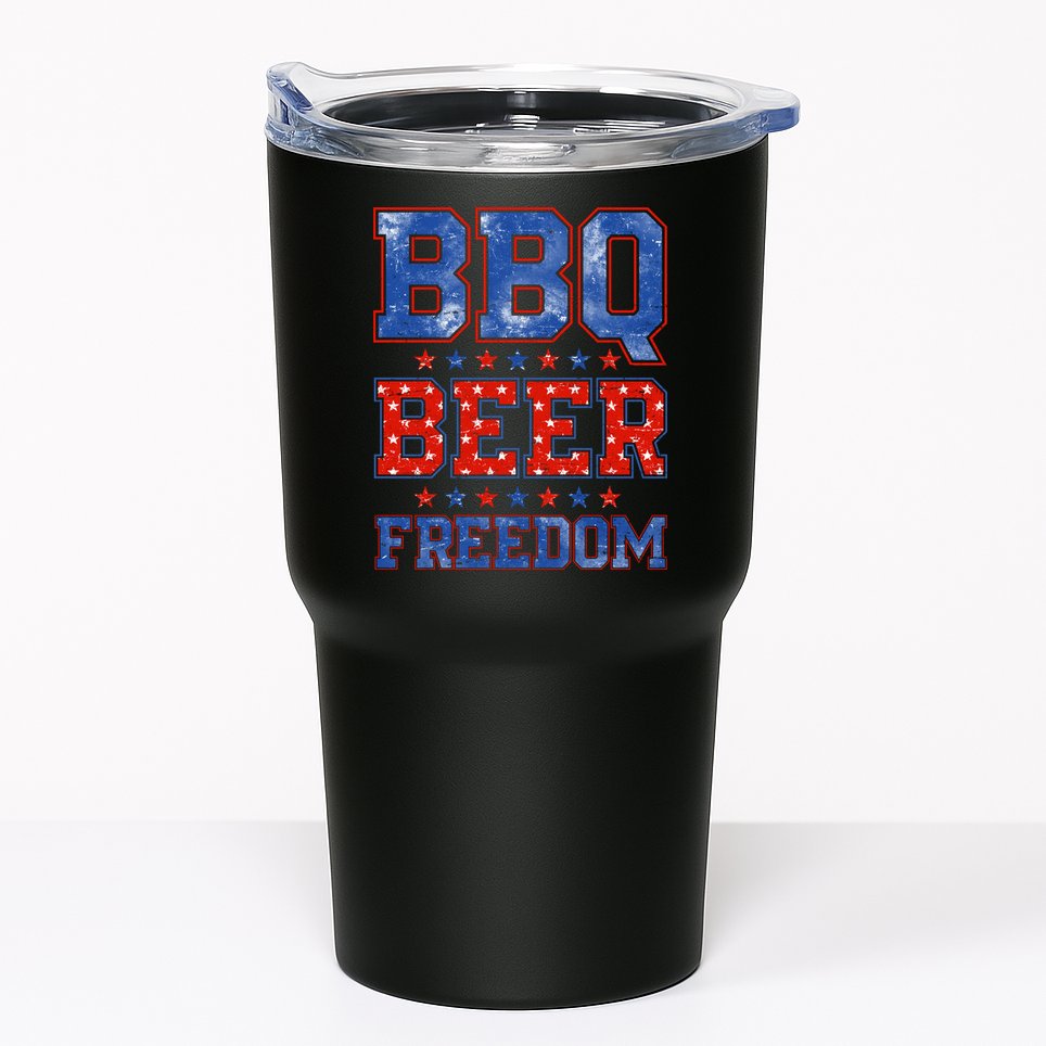 BBQ Beer Freedom Tumbler