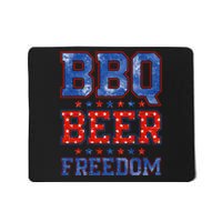 BBQ Beer Freedom Mousepad