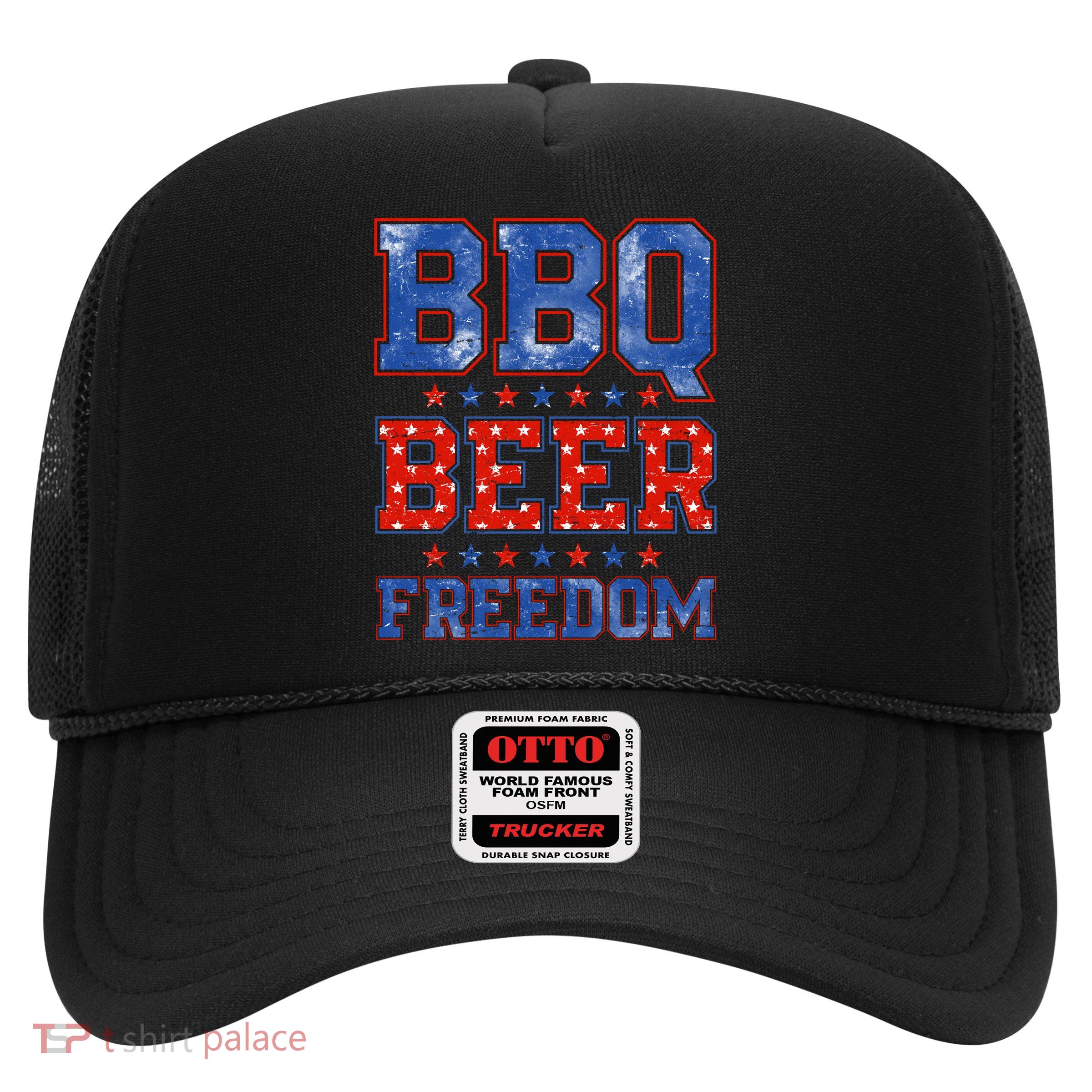 BBQ Beer Freedom Trucker Hat