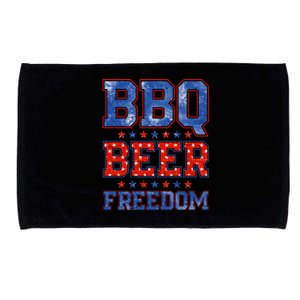 BBQ Beer Freedom Microfiber Hand Towel