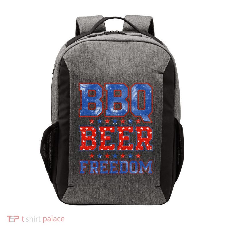 BBQ Beer Freedom Vector Backpack