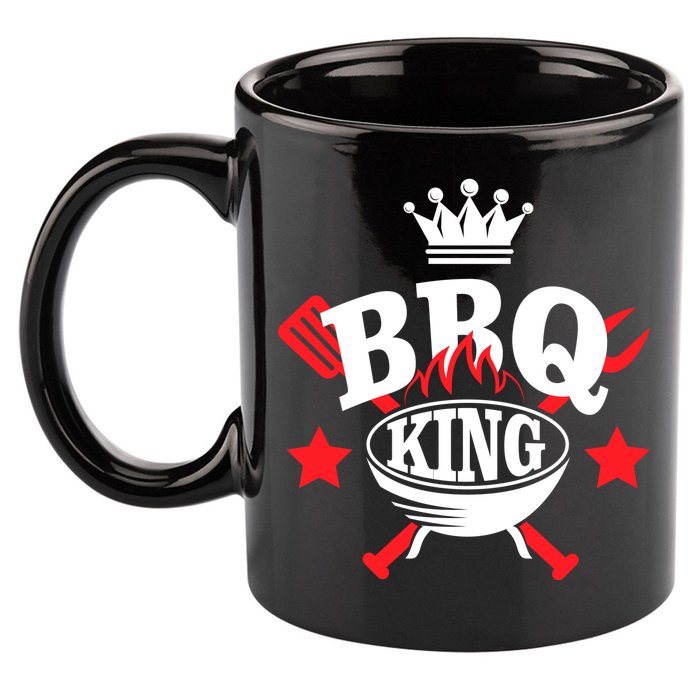 BBQ King 11oz C Handle Ceramic Mug