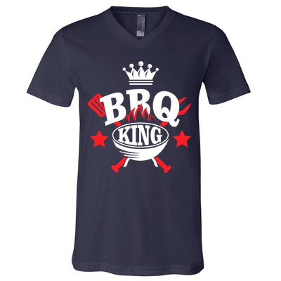 BBQ King V-Neck T-Shirt