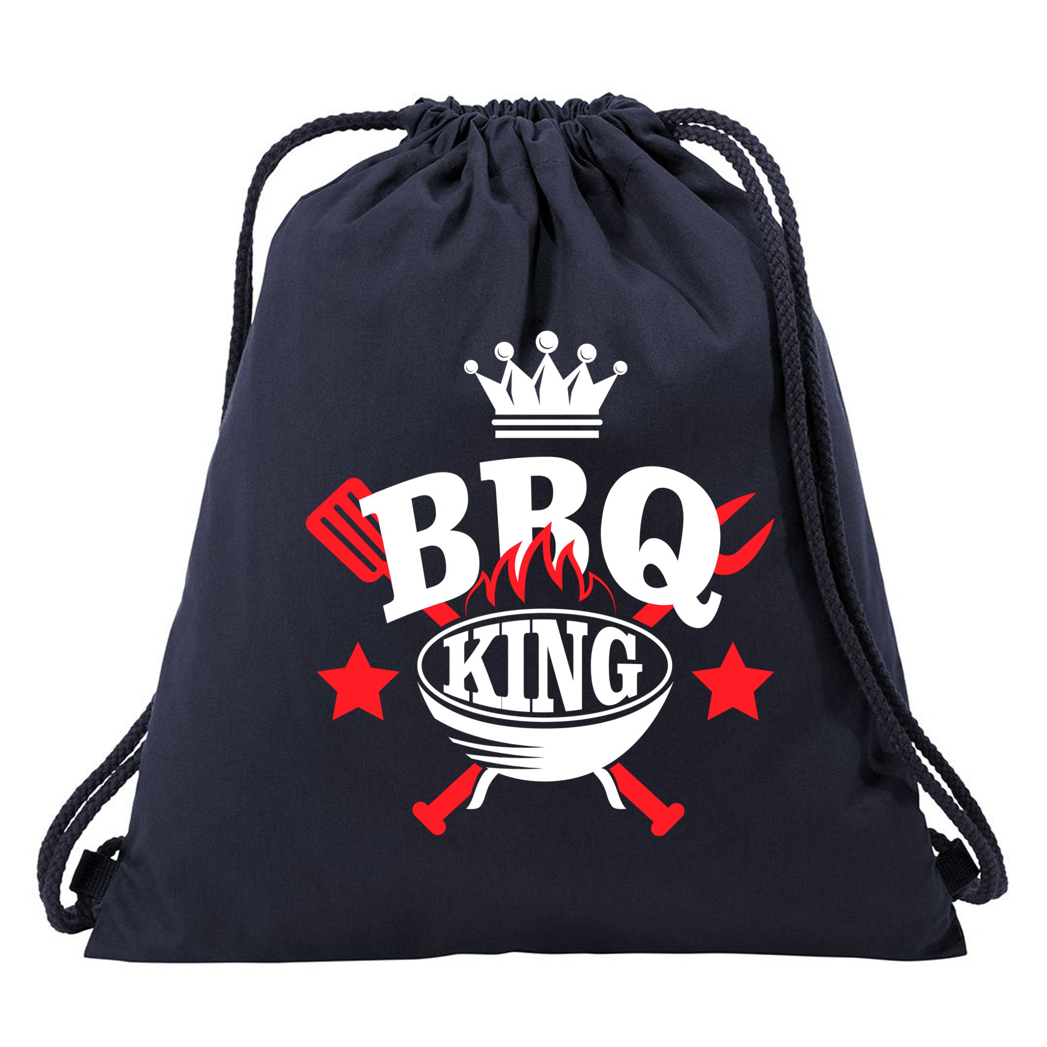 BBQ King Drawstring Bag