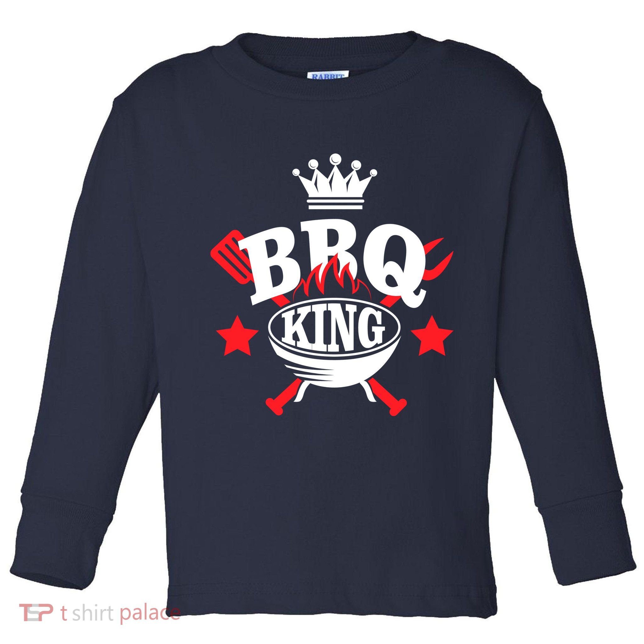 BBQ King Toddler Long Sleeve Shirt
