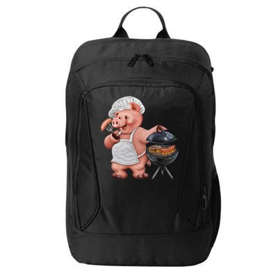 BBQ Pig Grilling City Backpack