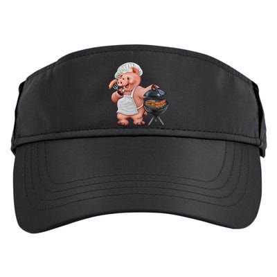 BBQ Pig Grilling Adult Drive Performance Visor