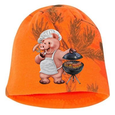 BBQ Pig Grilling Kati - Camo Knit Beanie