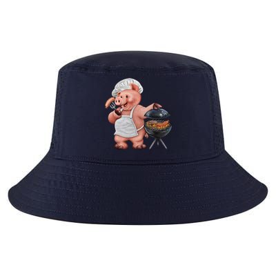 BBQ Pig Grilling Cool Comfort Performance Bucket Hat