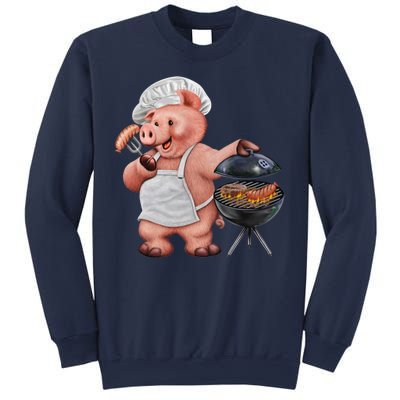 BBQ Pig Grilling Sweatshirt