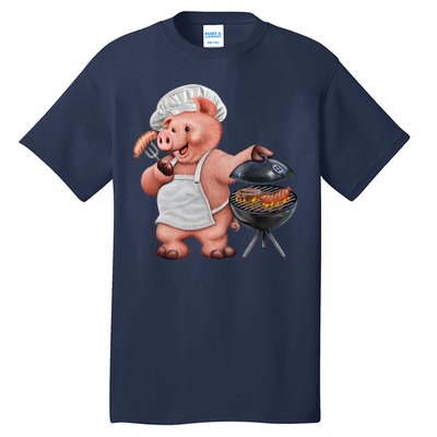 BBQ Pig Grilling Tall T-Shirt