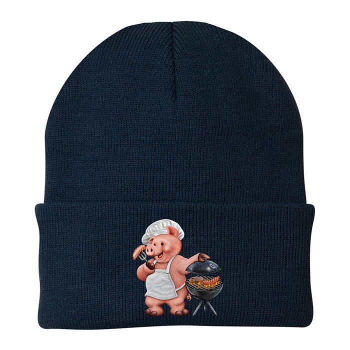 BBQ Pig Grilling Knit Cap Winter Beanie