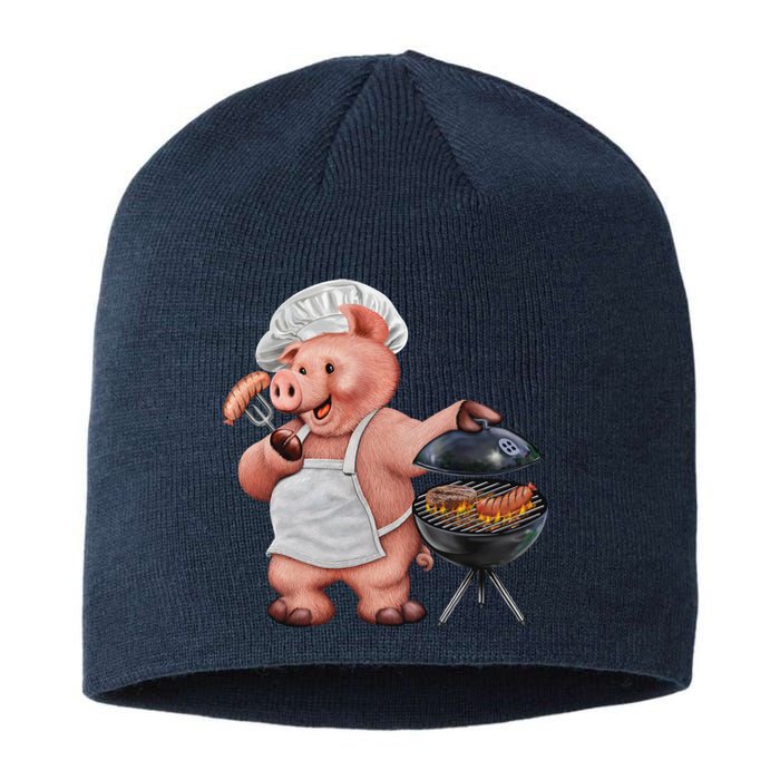 BBQ Pig Grilling Sustainable Beanie