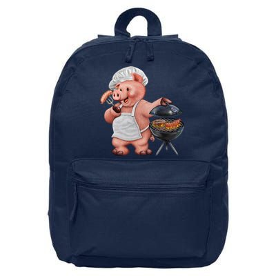 BBQ Pig Grilling 16 in Basic Backpack