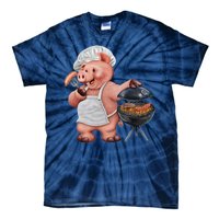 BBQ Pig Grilling Tie-Dye T-Shirt