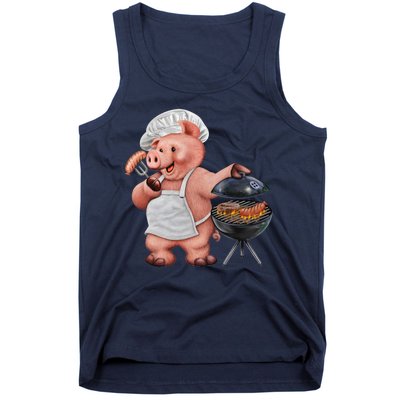 BBQ Pig Grilling Tank Top