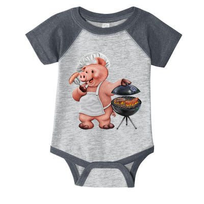 BBQ Pig Grilling Infant Baby Jersey Bodysuit