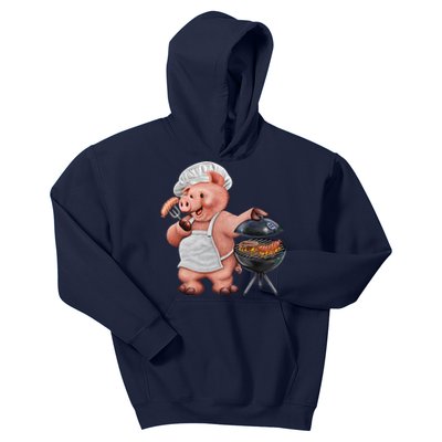 BBQ Pig Grilling Kids Hoodie