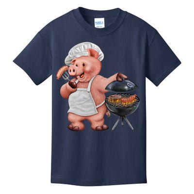 BBQ Pig Grilling Kids T-Shirt