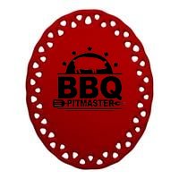 BBQ PitMaster Ceramic Oval Ornament